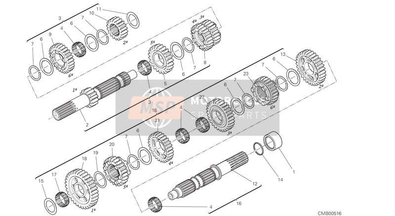 Ducati SCRAMBLER 1100 SPECIAL EU 2019 GEAR BOX for a 2019 Ducati SCRAMBLER 1100 SPECIAL EU