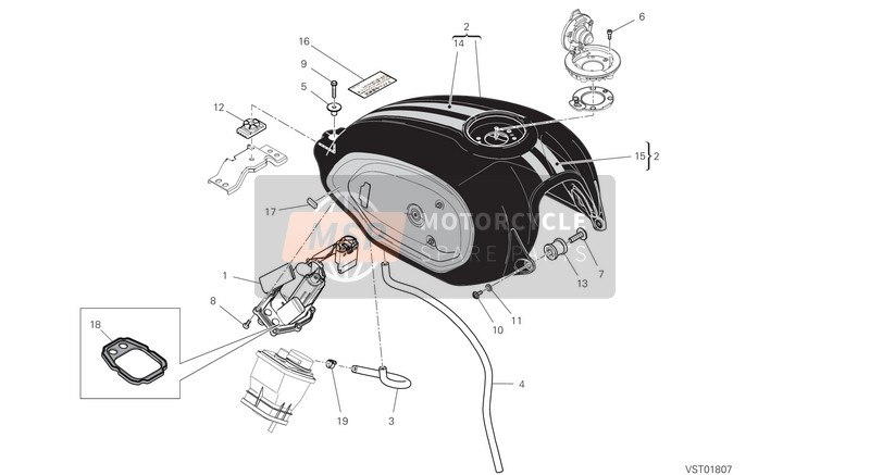 86612341A, Tampone, Ducati, 1