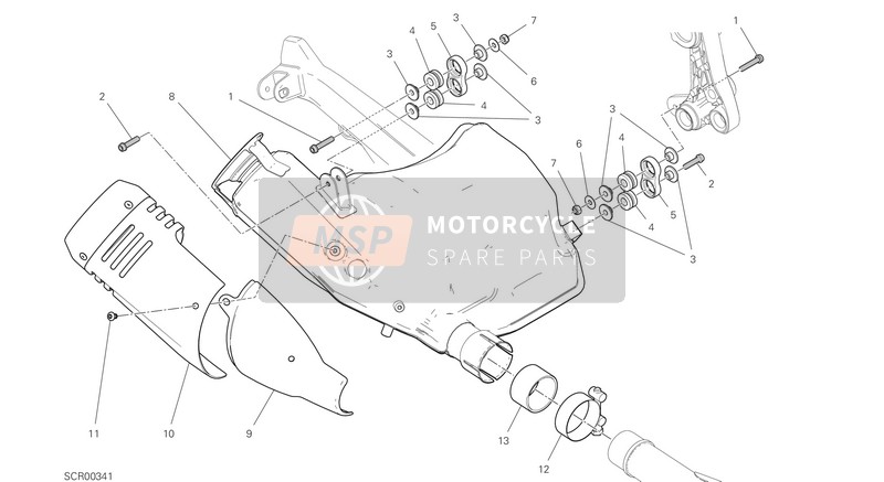 74142841A, Clamp, Ducati, 0