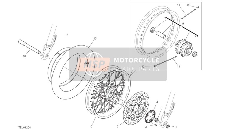 50122491AA, Front Wheel Rim 3, 5X17" - Vgv, Ducati, 0