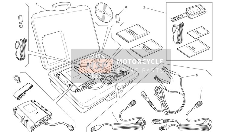 Ducati SCRAMBLER CAFÈ RACER USA 2017 Sistema de diagnóstico para un 2017 Ducati SCRAMBLER CAFÈ RACER USA