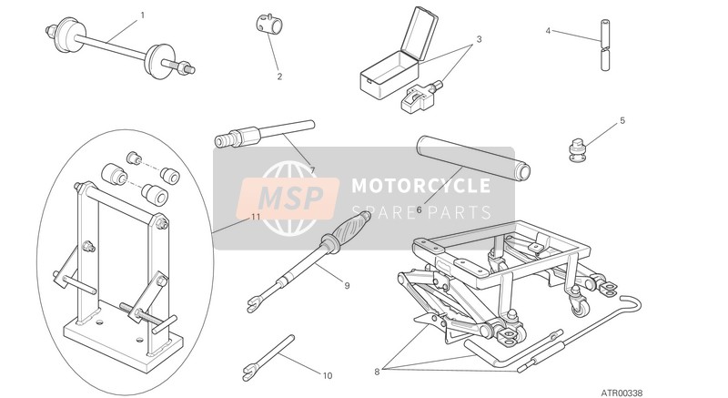 Ducati SCRAMBLER CLASSIC USA 2015 WORKSHOP SERVICE TOOLS, FRAME for a 2015 Ducati SCRAMBLER CLASSIC USA