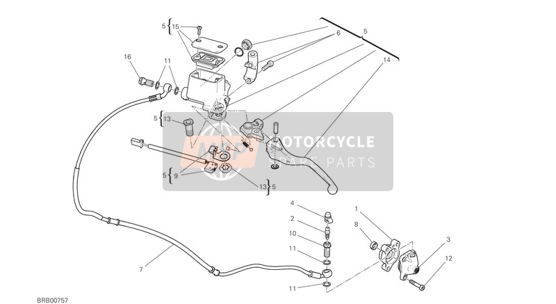 Ducati SCRAMBLER DESERT SLED EU 2019 Commande d'embrayage pour un 2019 Ducati SCRAMBLER DESERT SLED EU