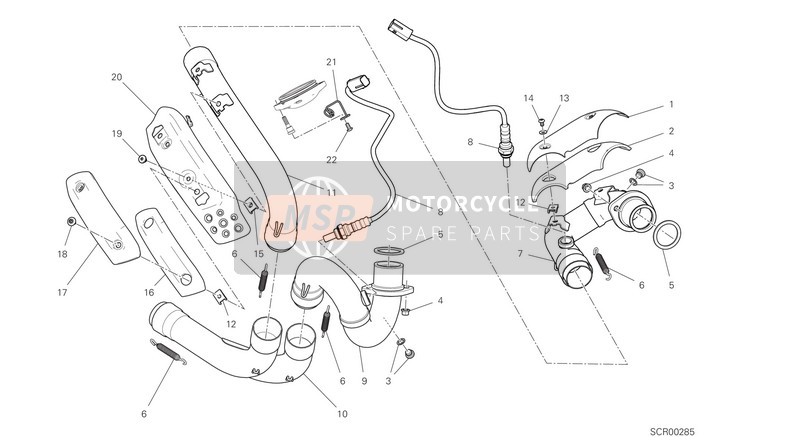 Collettore di Scarico Assemblato