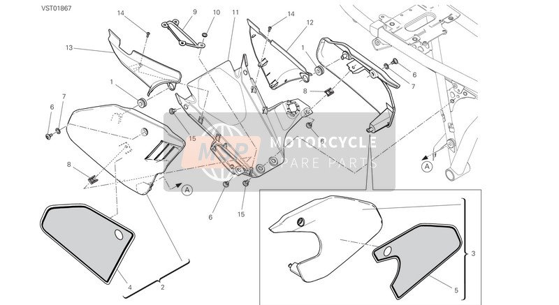 Ducati SCRAMBLER FULL THROTTLE USA 2019 Fairing für ein 2019 Ducati SCRAMBLER FULL THROTTLE USA