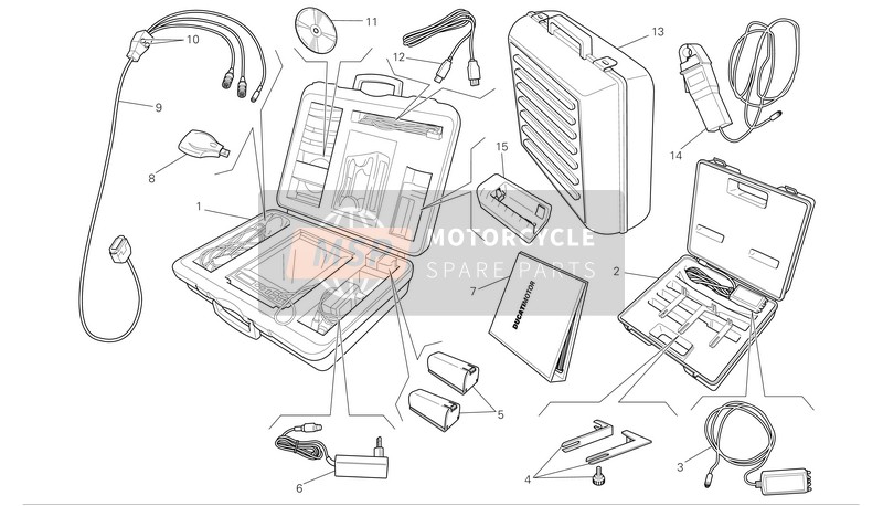 Ducati SPORT 1000 S Eu 2009 Système de diagnostic pour un 2009 Ducati SPORT 1000 S Eu