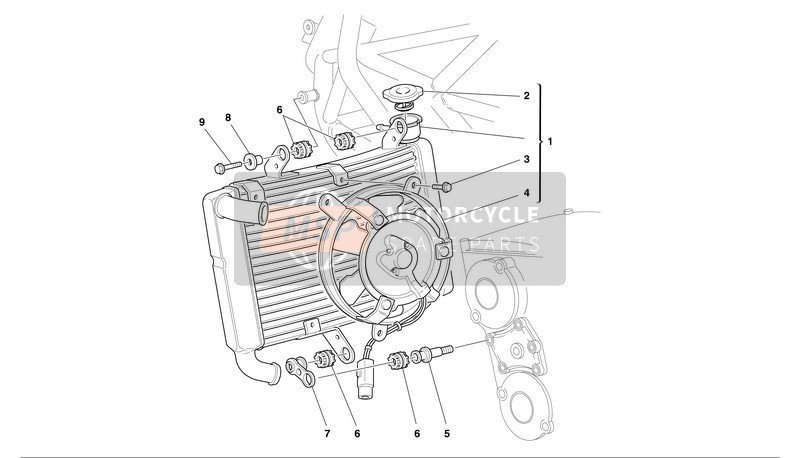 55040081A, Electroventilador, Ducati, 0