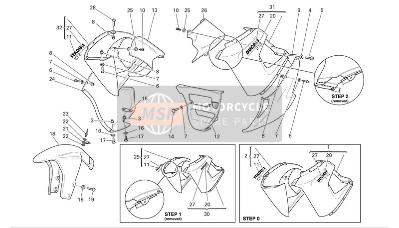 43711071AA, Calcamania Desmodromico Plata, Ducati, 3