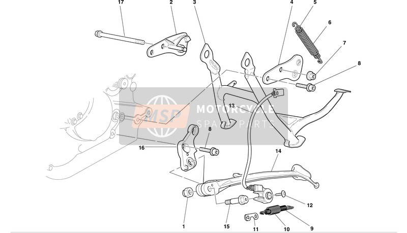 Ducati SPORT TOURNG 4 S ABS Usa 2004 Stand per un 2004 Ducati SPORT TOURNG 4 S ABS Usa