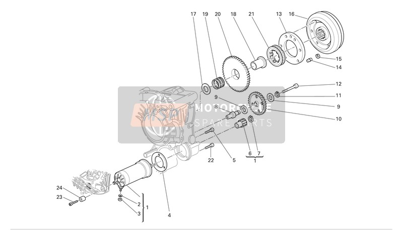 27610451A, Flywheel, Ducati, 0