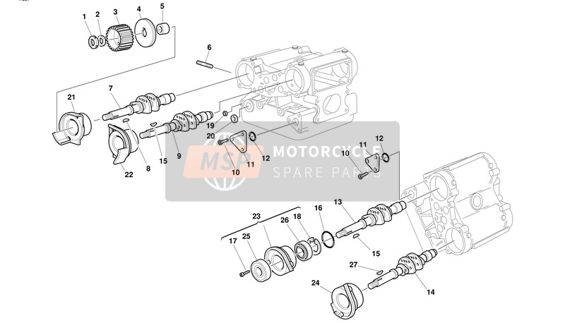 Ducati ST SPORT TOURING 4 Eu 2001 Hoofd voor een 2001 Ducati ST SPORT TOURING 4 Eu