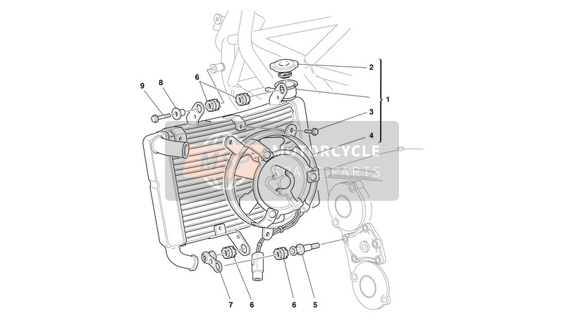 Water Radiator Assembly