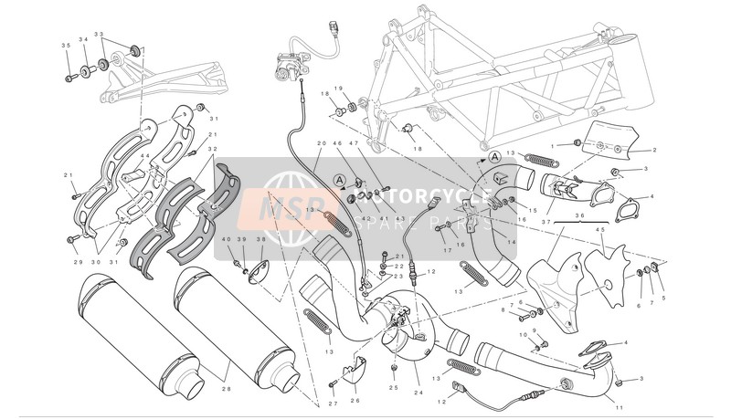 57311161B, Silenziatore, Ducati, 0