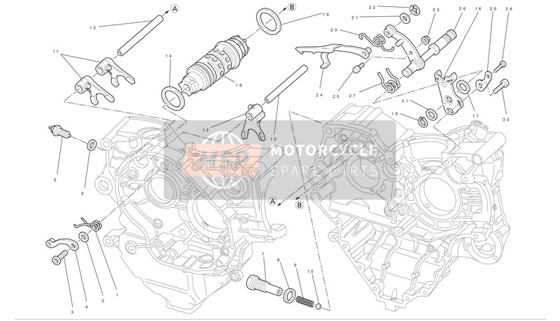 Ducati STREETFIGHTER 1098 S Usa 2012 Control de cambio de marcha para un 2012 Ducati STREETFIGHTER 1098 S Usa