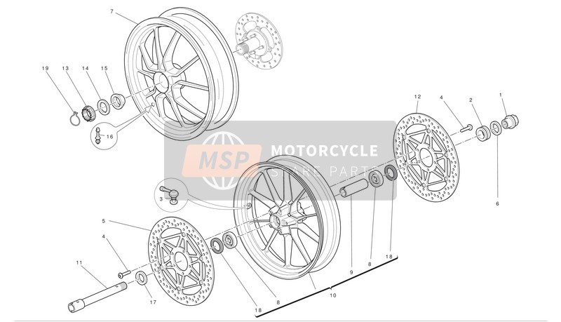 49240901A, Disc, Front Brake Rh, Ducati, 1