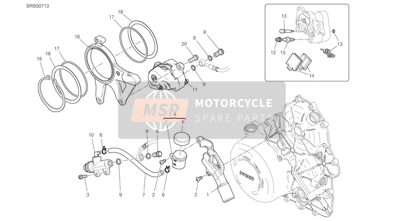 72050313C, Vis, Ducati, 2