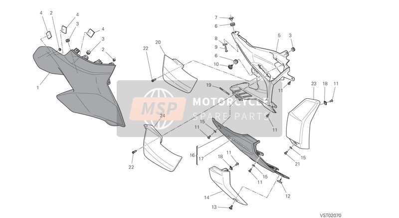 4801A651AA, Embout Droit Rouge, Ducati, 0