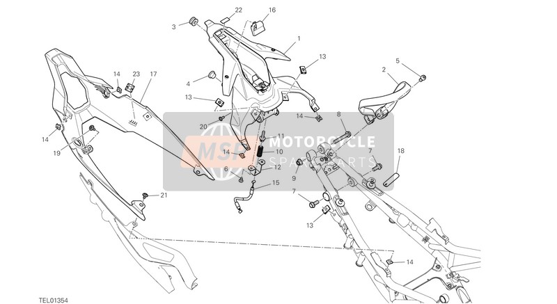 Ducati STREETFIGHTER V4 S USA 2020 Armario para un 2020 Ducati STREETFIGHTER V4 S USA