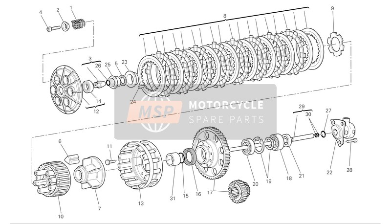 74810662A, Nut M25X1.5, Ducati, 0