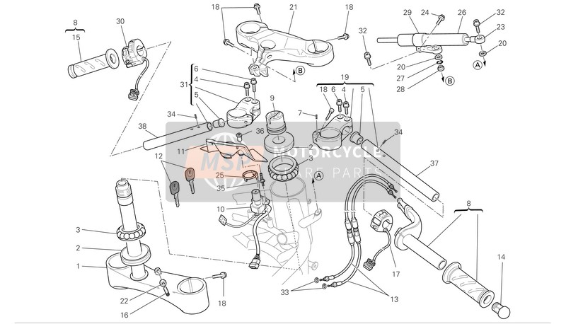 70241232A, Bearing, Conical Rollers, Ducati, 1