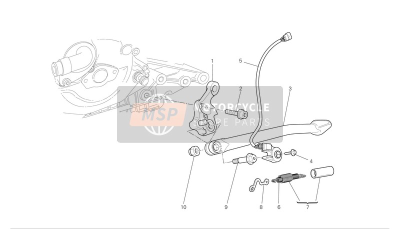 Ducati SUPERBIKE 1098 Eu 2008 Supporter pour un 2008 Ducati SUPERBIKE 1098 Eu