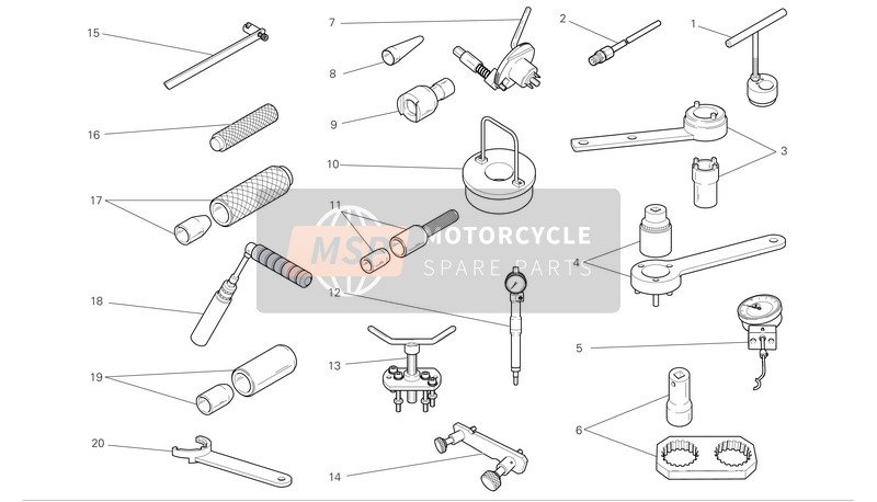 04111911A, Tool To Fit Valve Collets, Ducati, 0