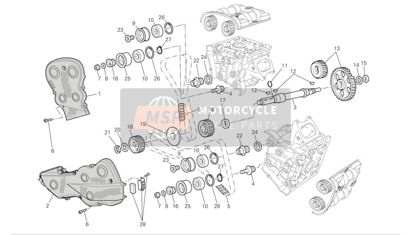 24521121A, Support Filtre, Ducati, 1