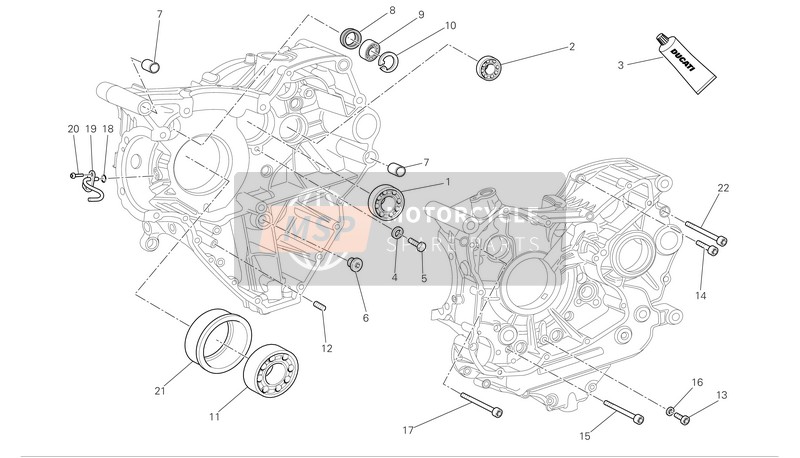 77850161A, Threaded Dowel Stei M10X10, Ducati, 0