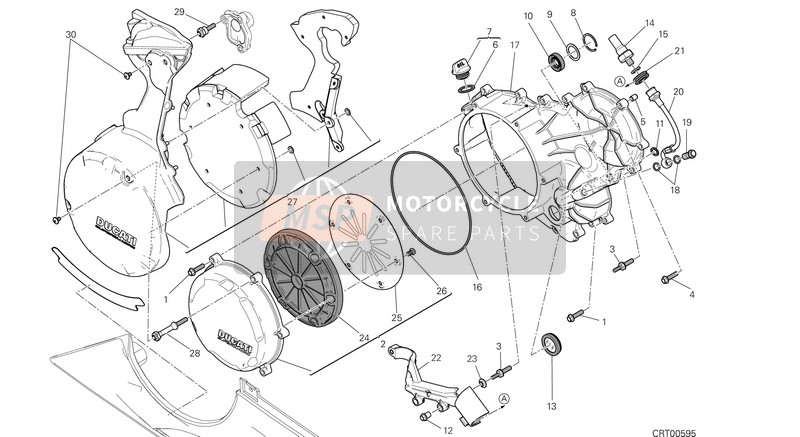 11721332B, Clutch Control Rod, Ducati, 1
