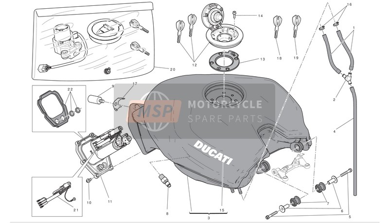 69926441A, Gasket Kit, Ducati, 1