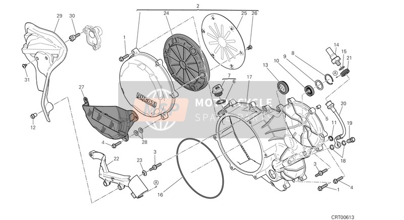 Ducati SUPERBIKE 1199 PANIGALE R USA 2014 Embrayage pour un 2014 Ducati SUPERBIKE 1199 PANIGALE R USA