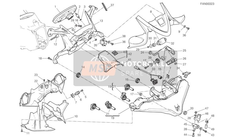 484P1361A, Resonator, Air Intake, Ducati, 1