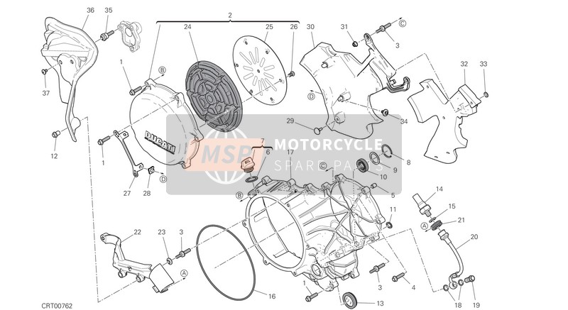 Ducati SUPERBIKE 1299R FINAL EDITION USA 2018 Kupplung für ein 2018 Ducati SUPERBIKE 1299R FINAL EDITION USA