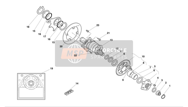 49420091A, Rear Sprocket T36, Ducati, 0