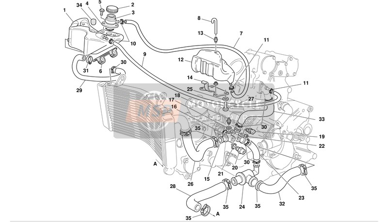 58510252A, Serbatoio Rec.Liquidi 748R/02, Ducati, 0