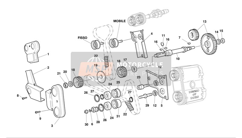 Ducati SUPERBIKE 748R Usa 2002 Sincronización para un 2002 Ducati SUPERBIKE 748R Usa