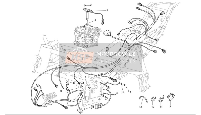 Ducati SUPERBIKE 749DARK Usa 2006 Système d'injection de carburant pour un 2006 Ducati SUPERBIKE 749DARK Usa