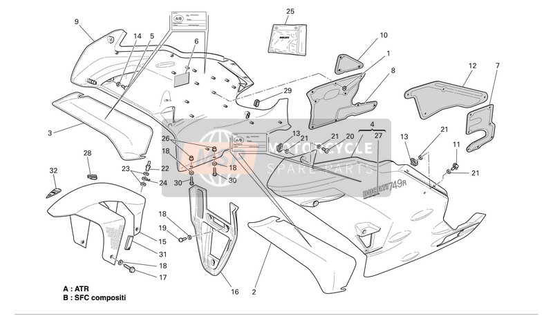 43511061A, Graphic Ducati Corse, Ducati, 2