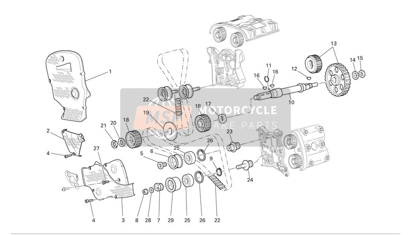 Ducati SUPERBIKE 749R Usa 2005 Timing System for a 2005 Ducati SUPERBIKE 749R Usa