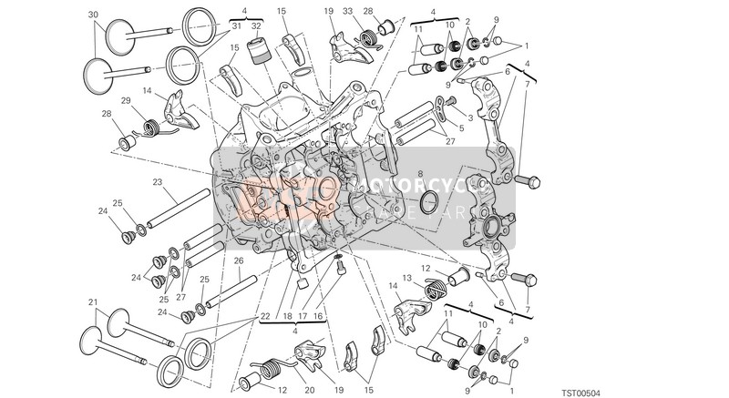 Ducati SUPERBIKE 899 PANIGALE ABS EU 2015 Horizontal Head for a 2015 Ducati SUPERBIKE 899 PANIGALE ABS EU