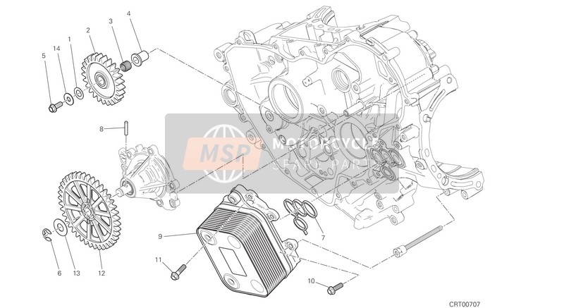 Ducati SUPERBIKE 959 PANIGALE ABS EU 2016 Attuatore Della Pompa per un 2016 Ducati SUPERBIKE 959 PANIGALE ABS EU