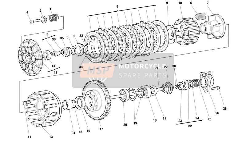 71010021A, Spindle, Taper, Ducati, 1
