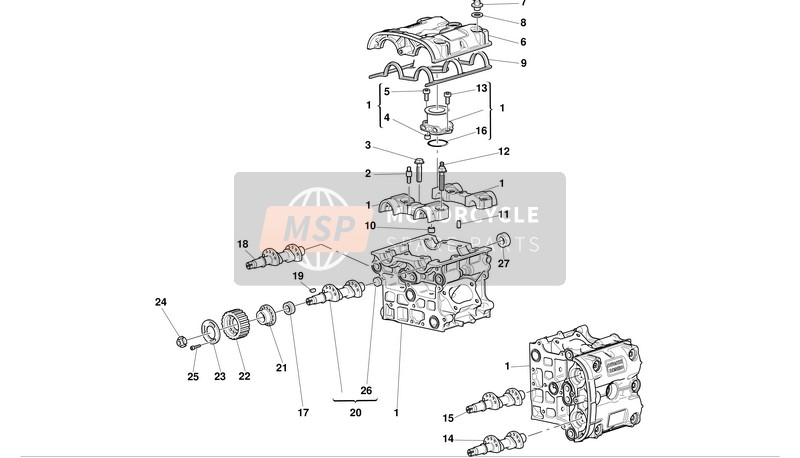 25510191B, Pulley, Timing, Ducati, 0