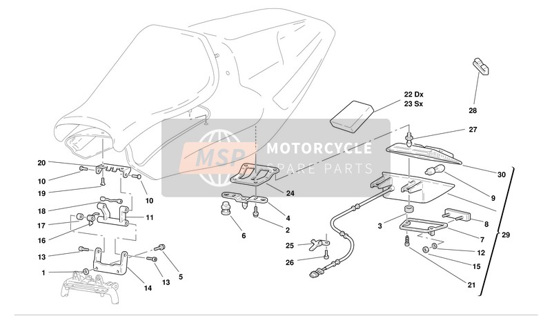 82912421A, Houder, Ducati, 3