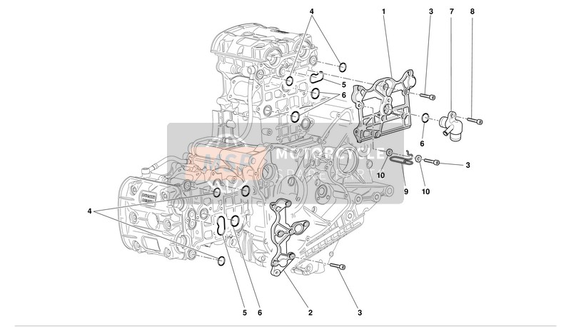 Ducati SUPERBIKE 999R Eu 2003 Kopfbedeckungen für ein 2003 Ducati SUPERBIKE 999R Eu