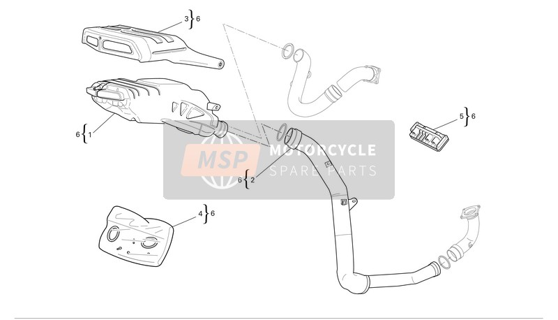 Ducati SUPERBIKE 999R Usa 2006 Accessori per un 2006 Ducati SUPERBIKE 999R Usa