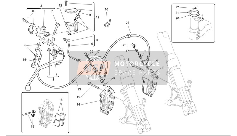 Ducati SUPERBIKE 999S Eu 2006 Front Hydraulic Brake for a 2006 Ducati SUPERBIKE 999S Eu