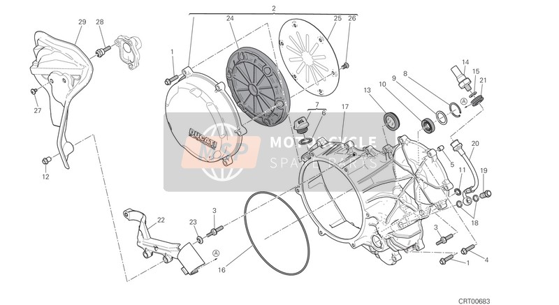 Ducati SUPERBIKE PANIGALE R USA 2015 Kupplung für ein 2015 Ducati SUPERBIKE PANIGALE R USA