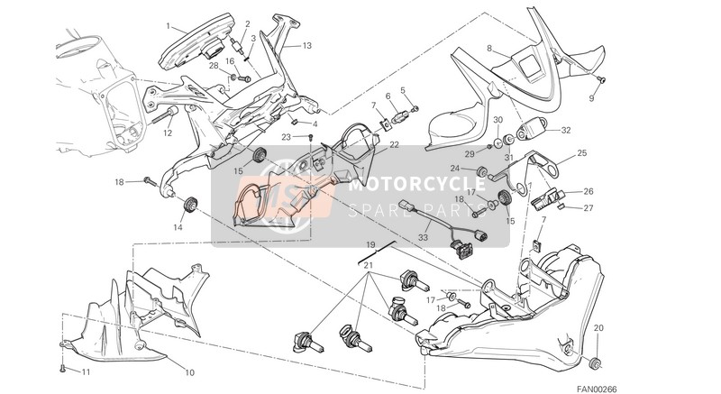 Ducati SUPERBIKE PANIGALE R USA 2015 Lumière De face E Tableau de bord pour un 2015 Ducati SUPERBIKE PANIGALE R USA