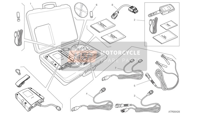 Ducati SUPERBIKE PANIGALE V2 2021 Système de diagnostic pour un 2021 Ducati SUPERBIKE PANIGALE V2